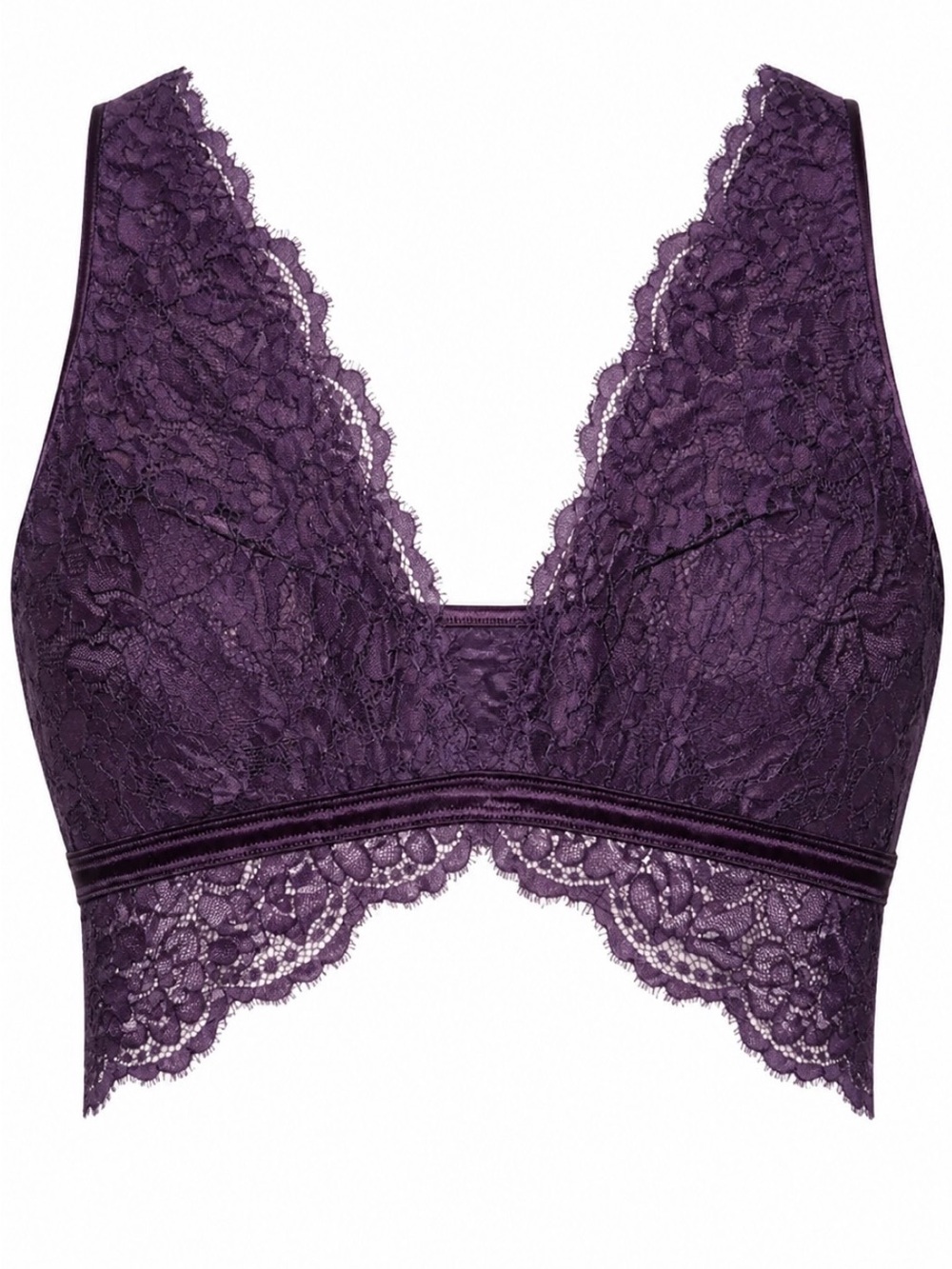 Cosabella Magnolia Curvy Bralette‎ - Zaadi Purple. Sz 1X